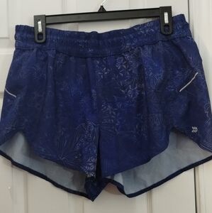 Plus Size All in Motion Blue Athletic Shorts with Built-in Liner